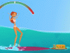 【美女夏日冲浪】体育小游戏