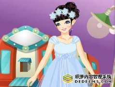蓝调恬静女生