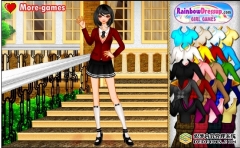 高校美女新校服