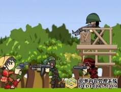【双人射手_开始游戏】战争小游戏