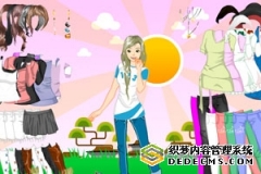 夏日里的阳光女孩