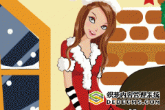 圣诞时尚女孩